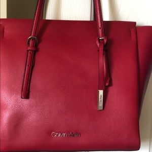 COPY - Beautiful red Calvin Klein big bag